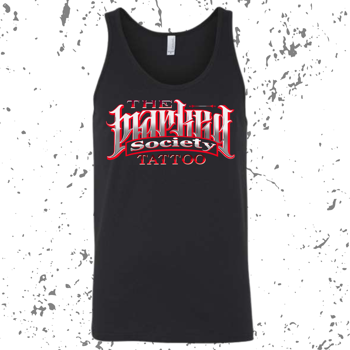 Marked Society Red Logo Tank