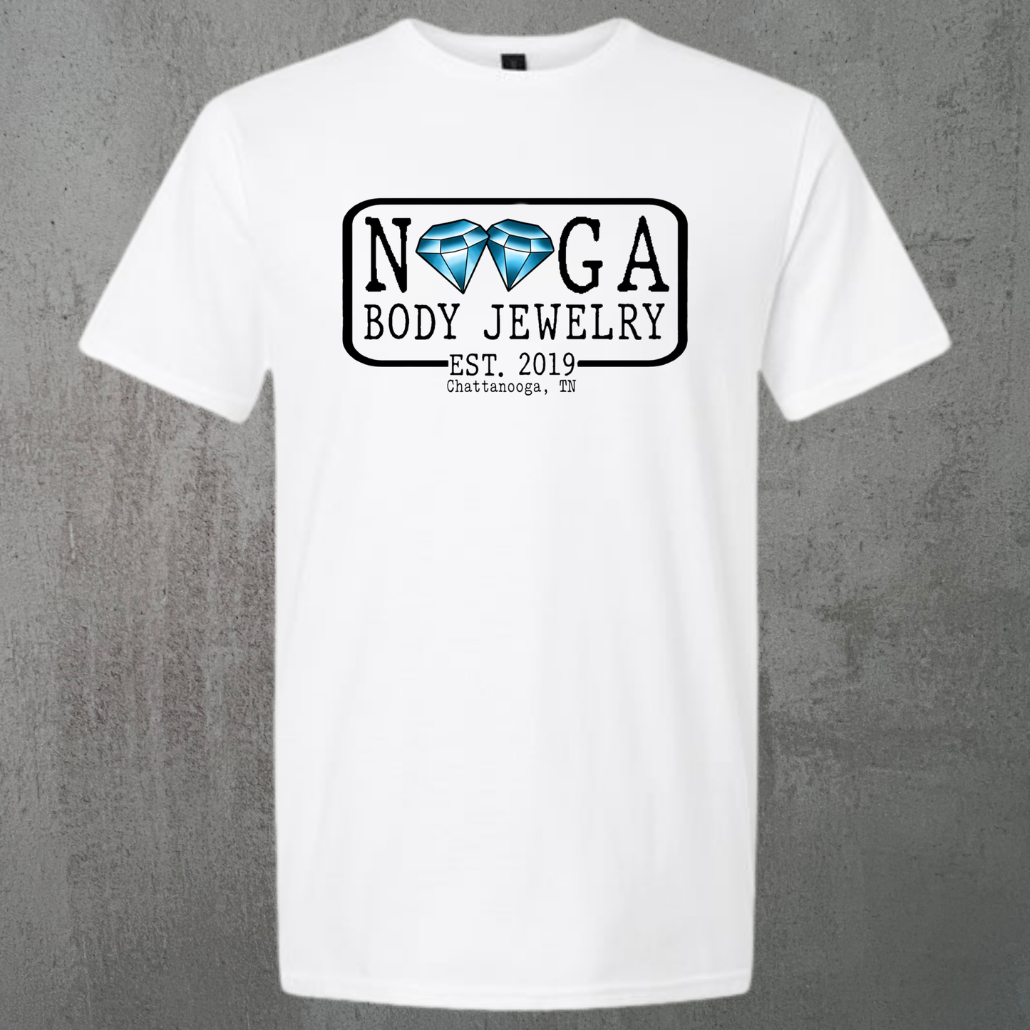 Nooga Body Jewelry Diamond Logo Tee