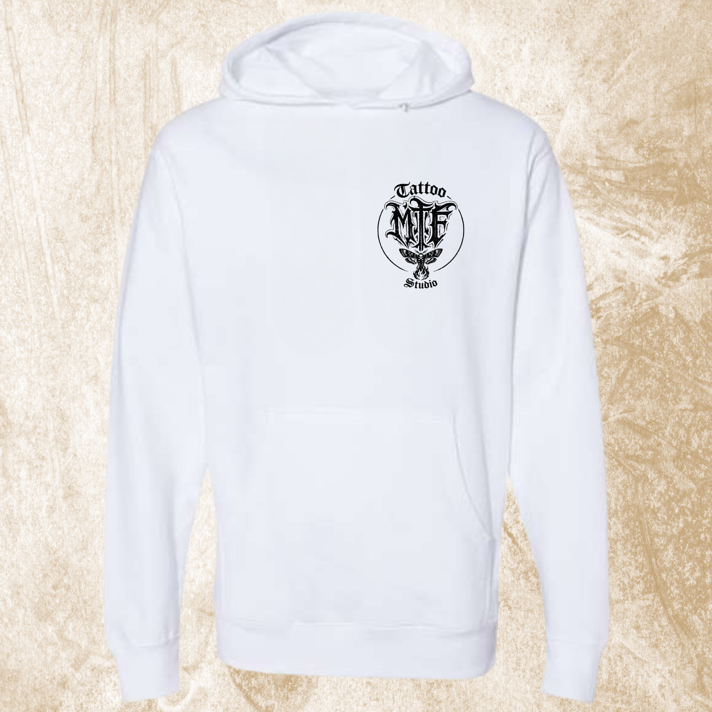 Moth To Flame Circle MTF Logo Hoodie