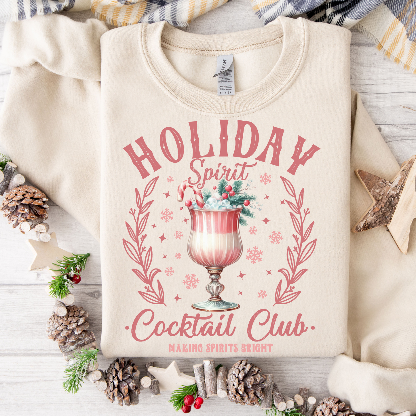 Holiday Cocktail Club Sweatshirt