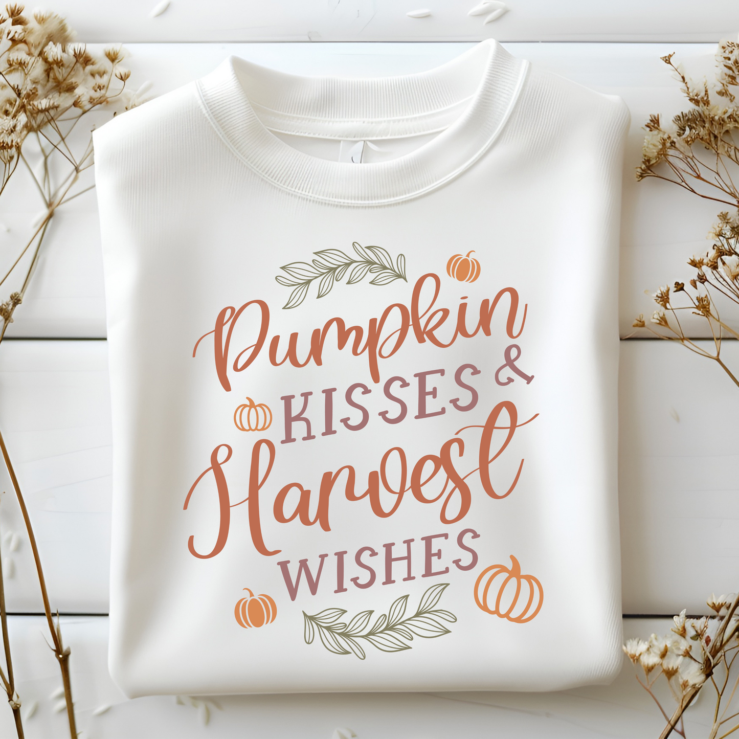 Pumpkin Kisses Harvest Wishes Top