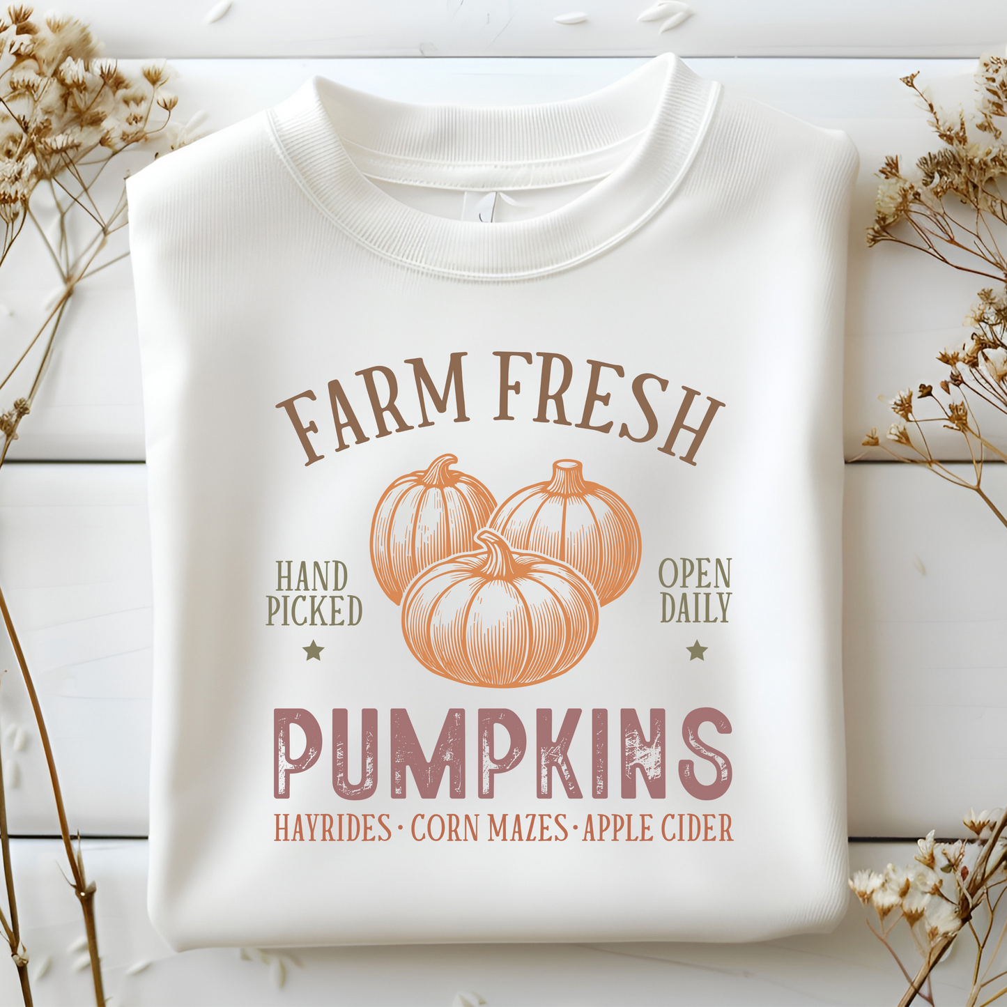 Farm Fresh Pumpkins Top