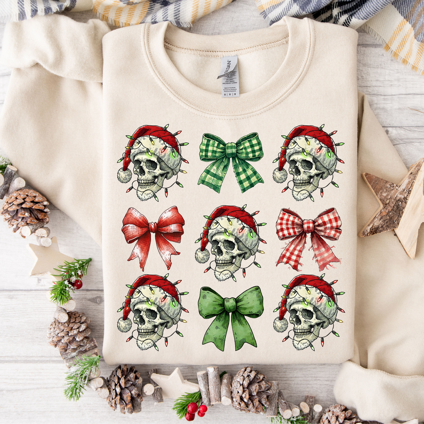 Skull and Bows Coquette Sweatshirt