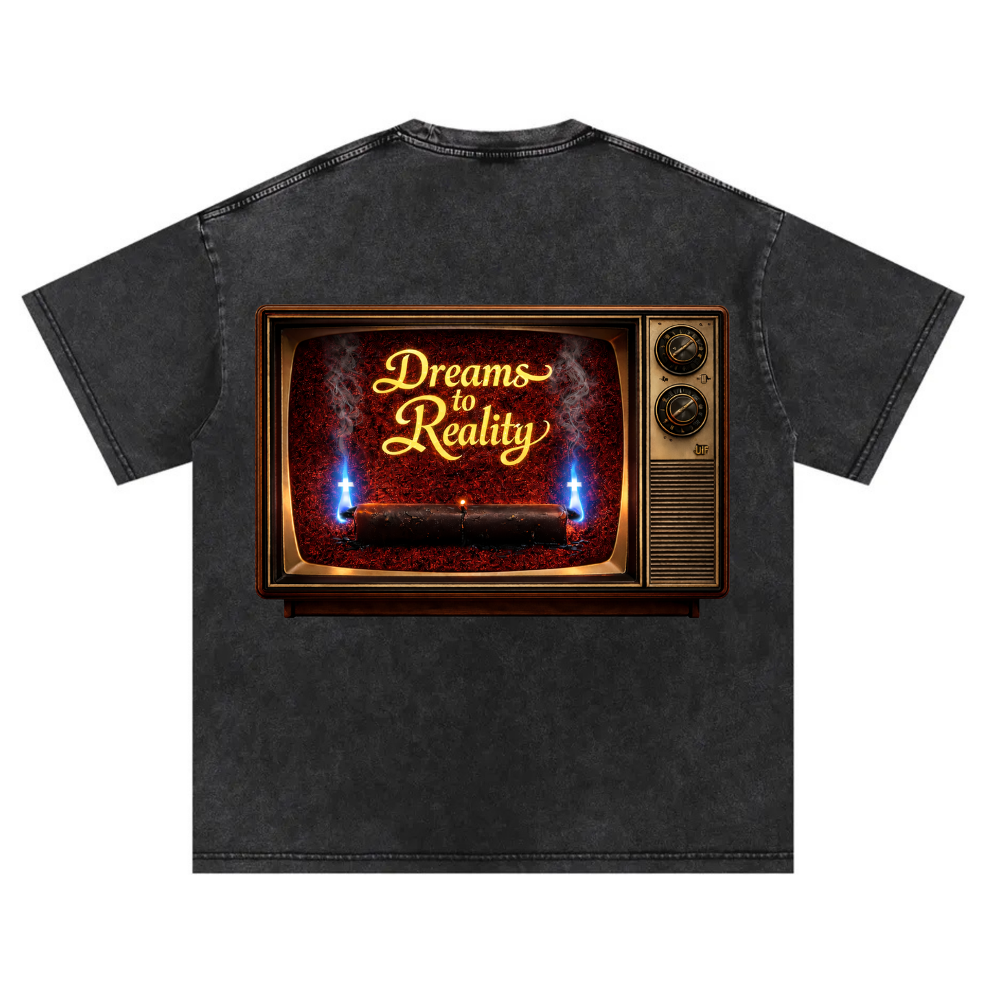 Snow Washed Dreams To Reality Tee