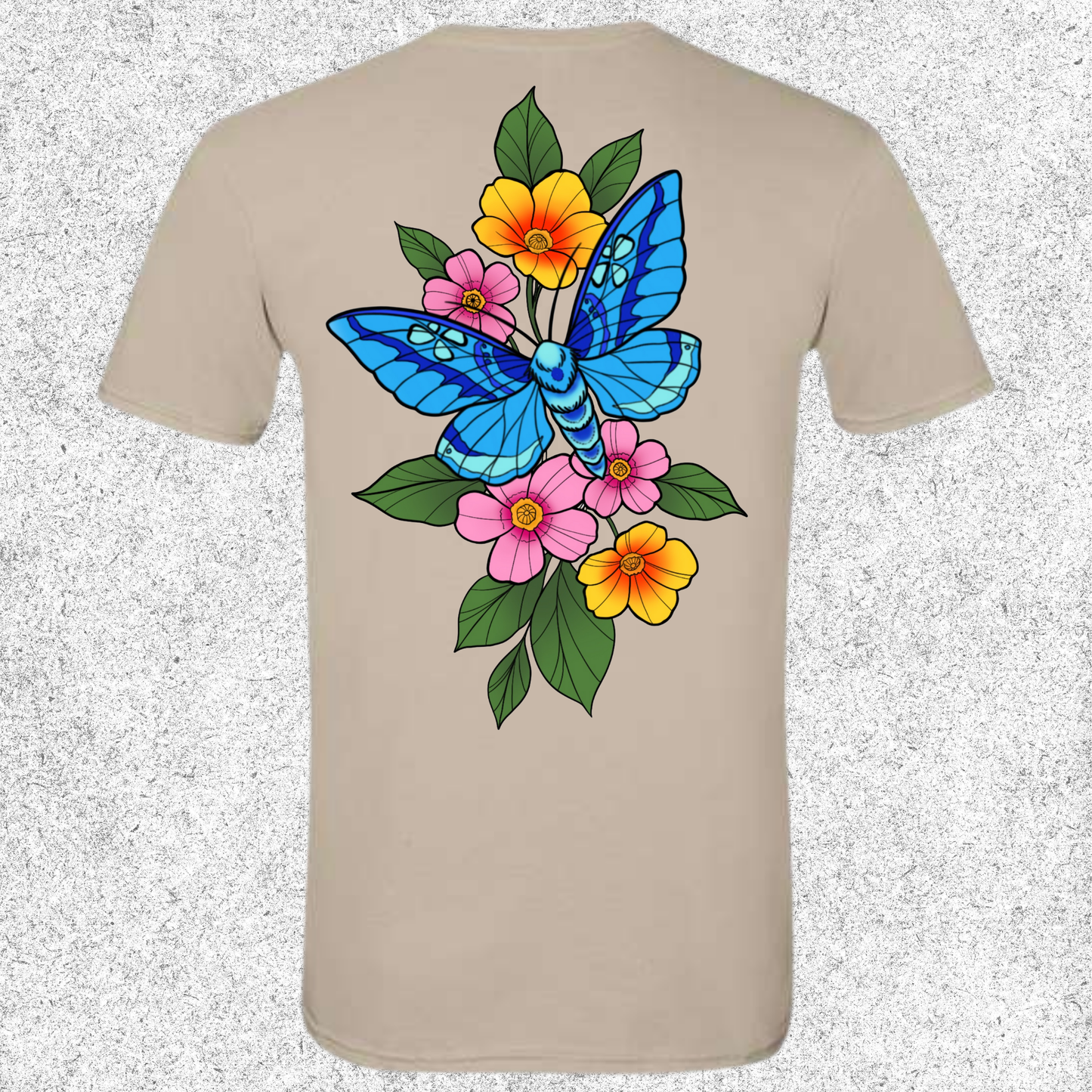 JelllySquid Blue Butterfly Tee