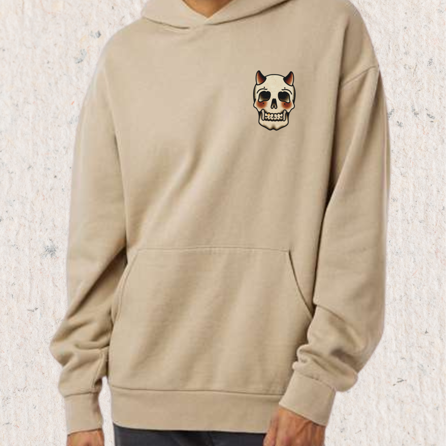 Faerie Rot Hoodie Square Skulls & Roses