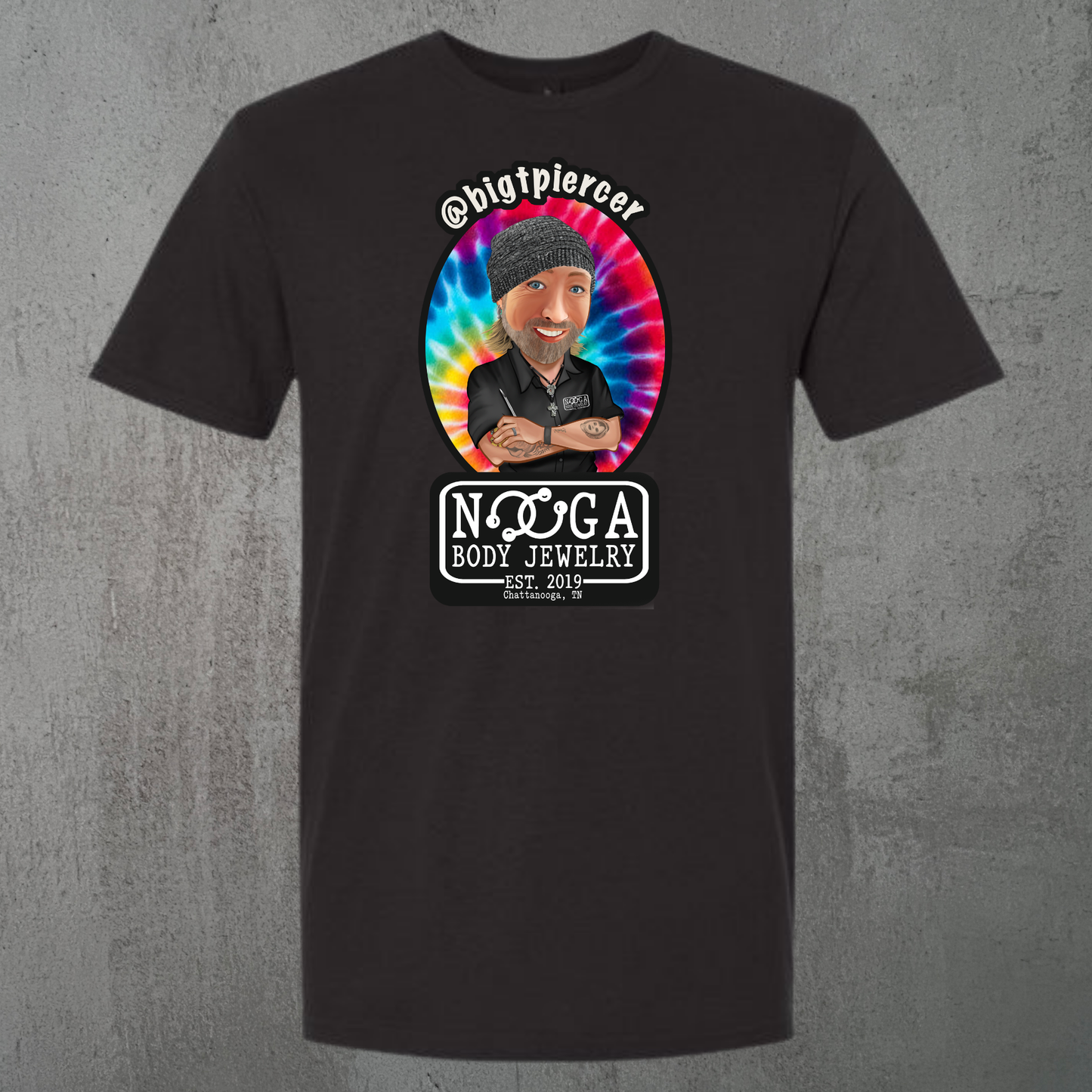 Nooga Body Jewelry Tye Dye Travis Tee