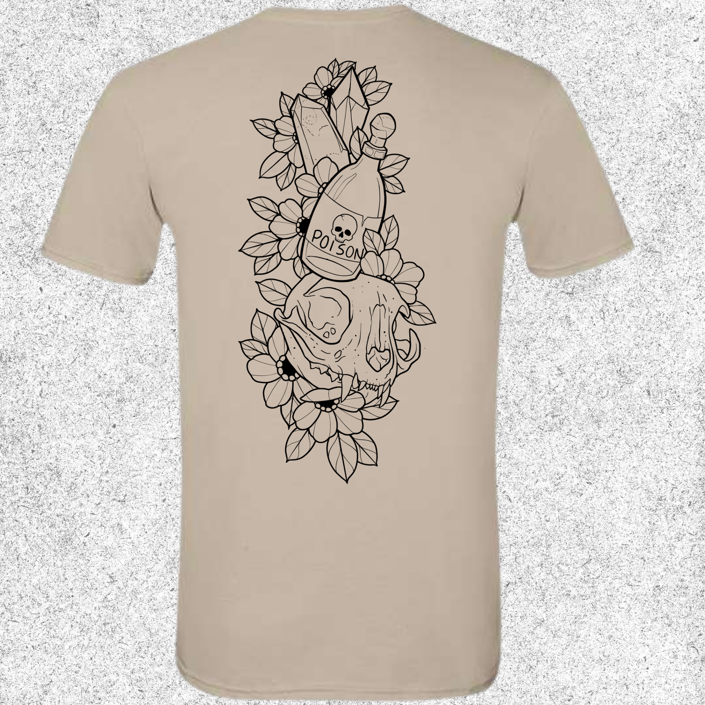 JelllySquid Line Work Poison Tee
