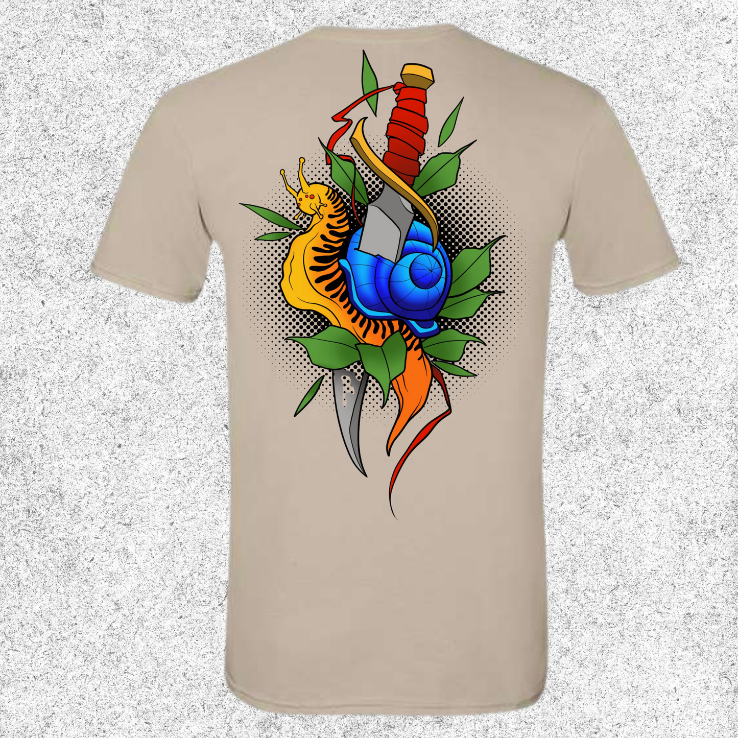 JelllySquid Snail Dagger Tee