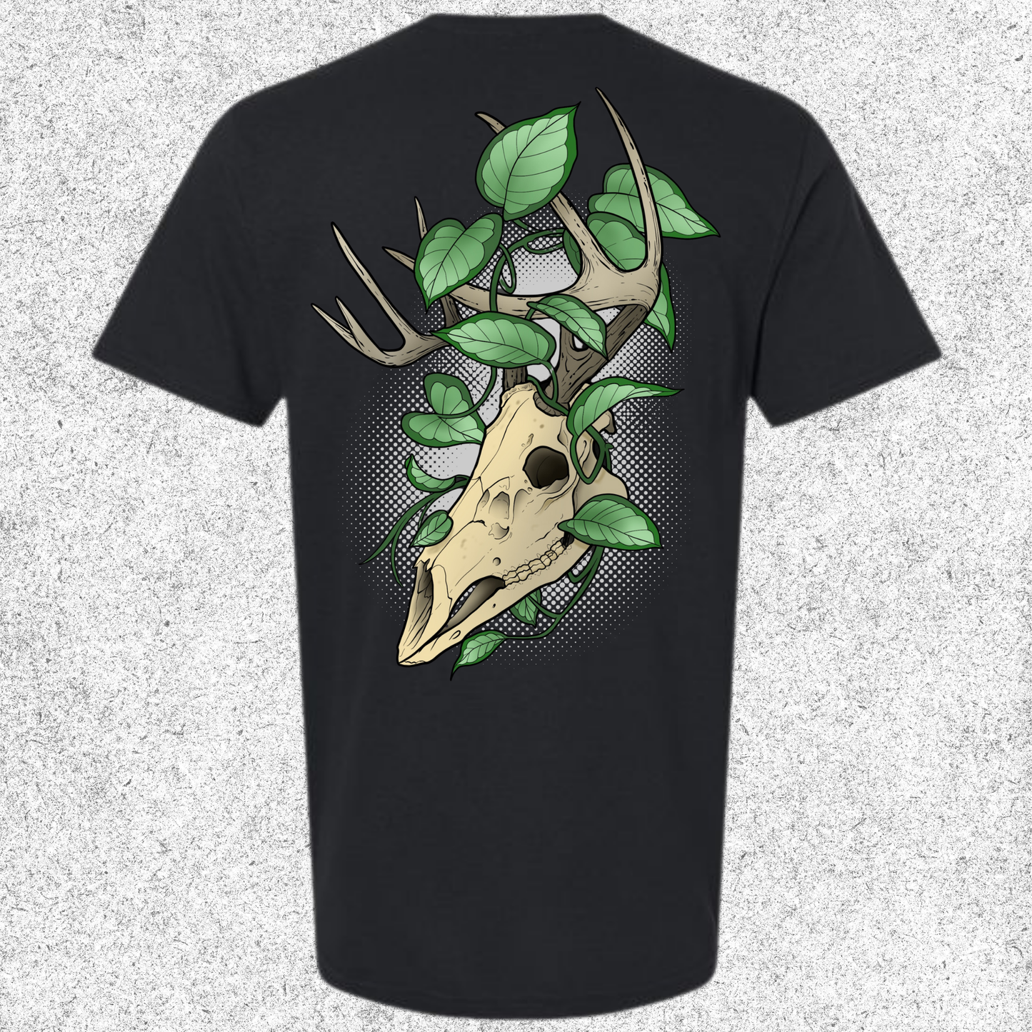 JelllySquid Deer Skull Tee
