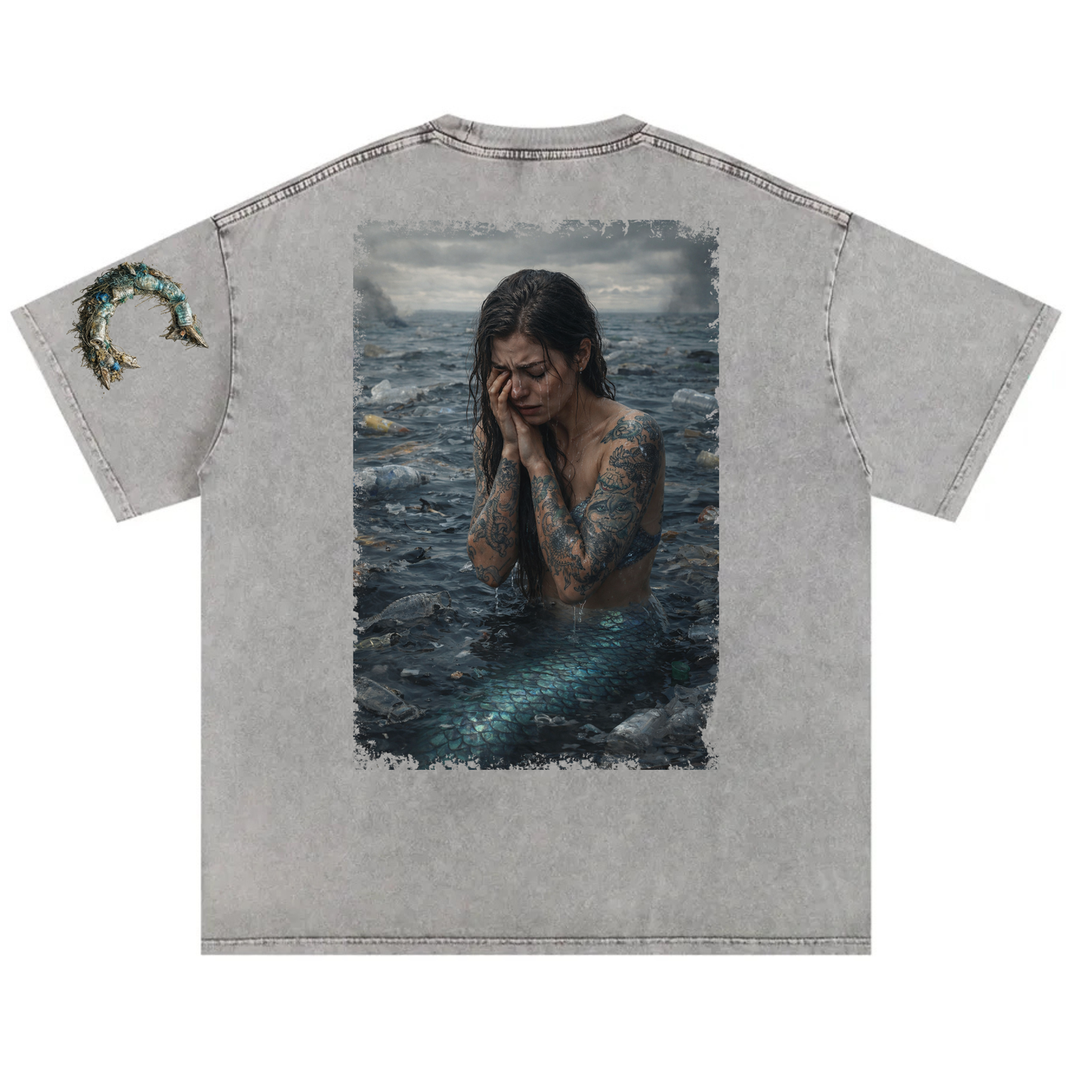 Snow Washed Tears of the Tides Tee