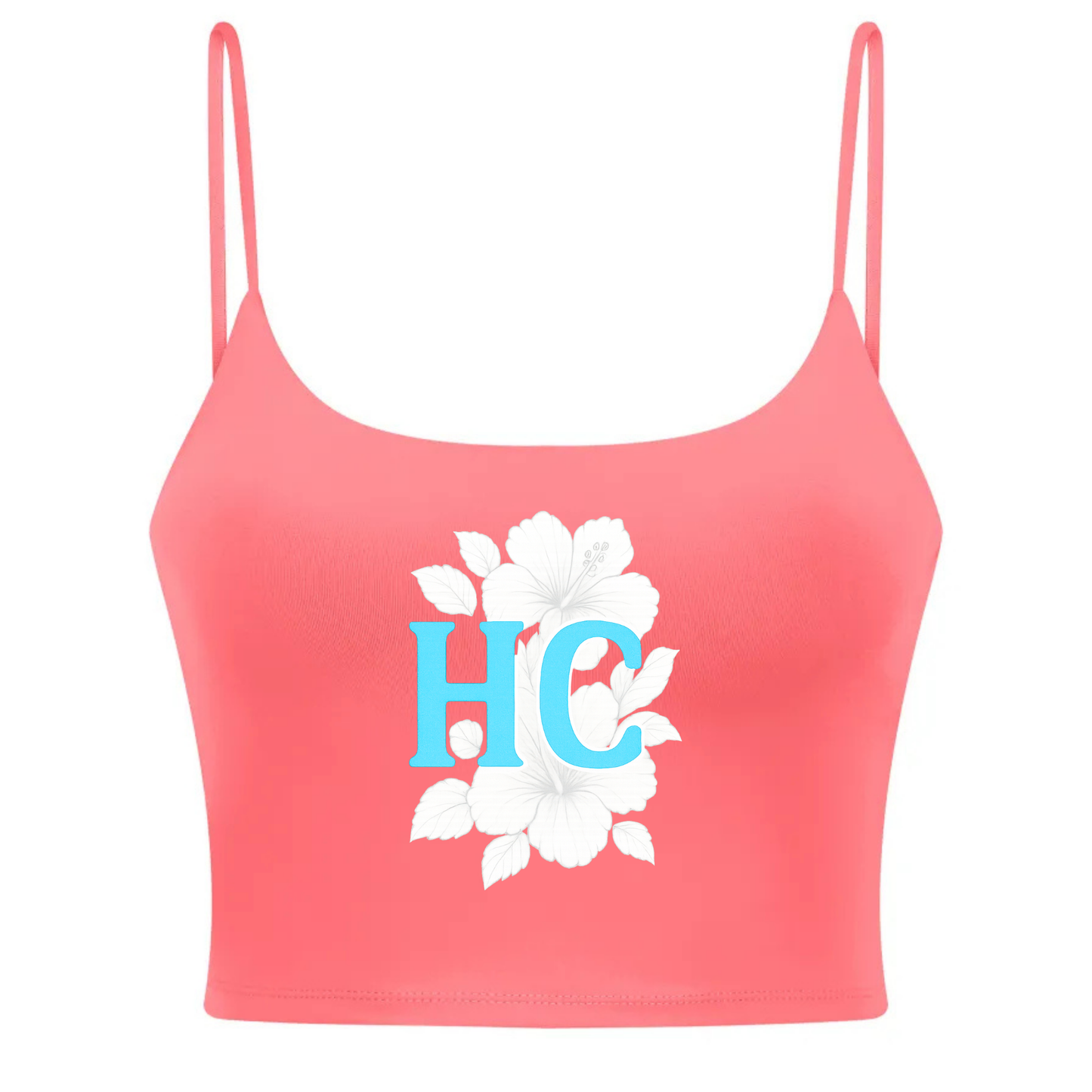 Hurricane Clays Spaghetti Strap Yoga Bra HC Floral Print