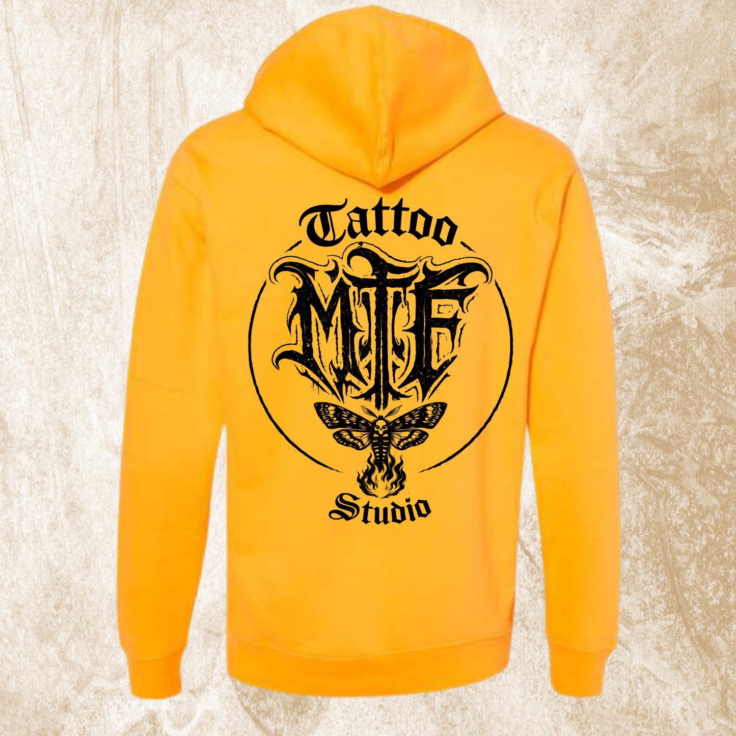 Moth To Flame Circle MTF Logo Hoodie