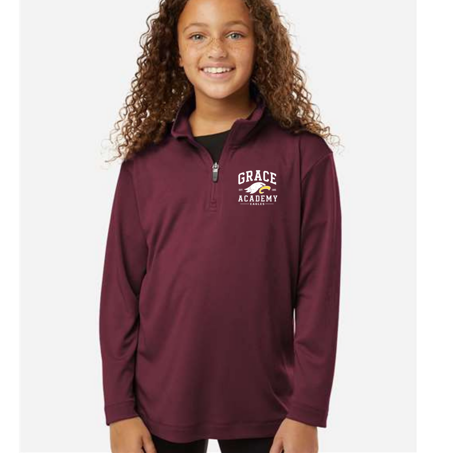 Grace Academy Est. 1985 Quarter Zip DriFit