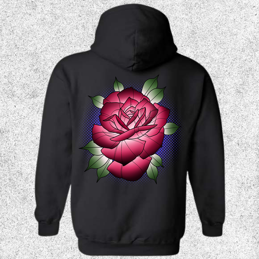 JelllySquid Plum Rose Hoodie