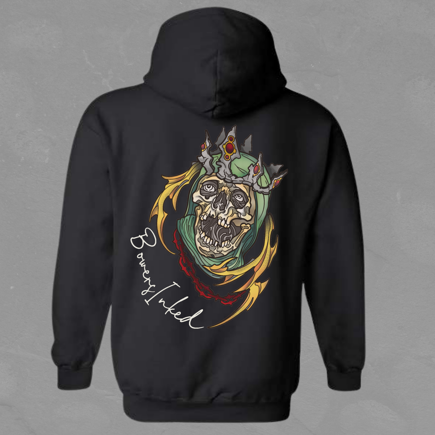 BowersInked Cloaked King Hoodie