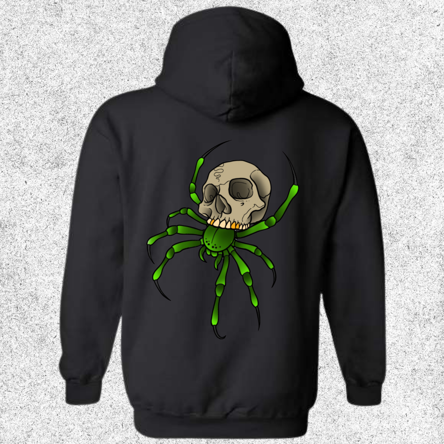 JelllySquid Spider Skull Hoodie