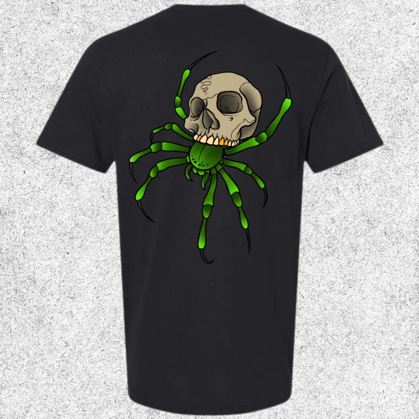 JelllySquid Spider Skull Tee