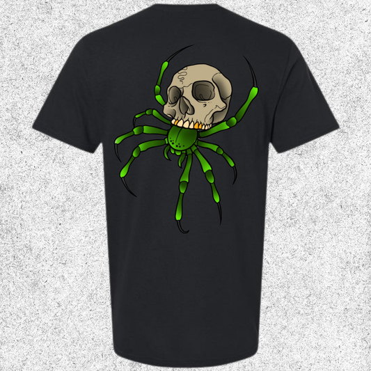 JelllySquid Spider Skull Tee