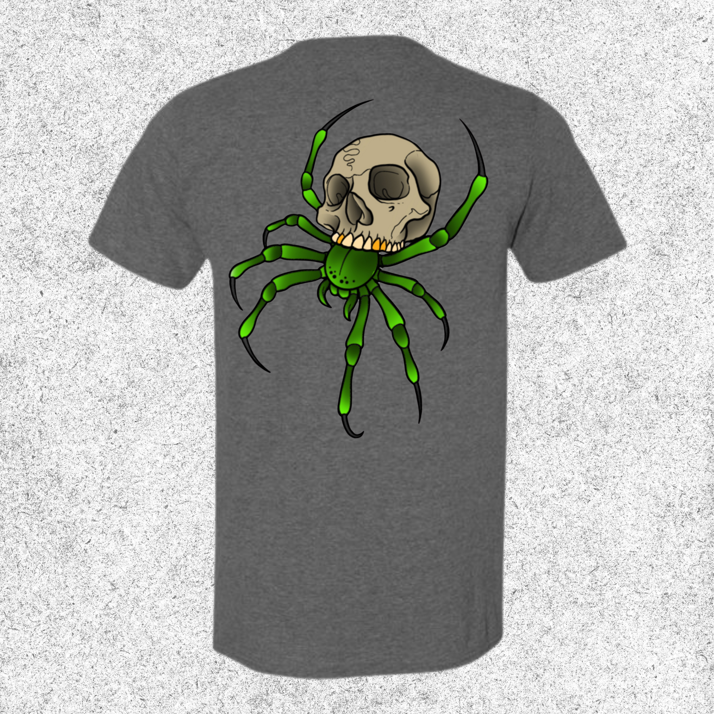 JelllySquid Spider Skull Tee