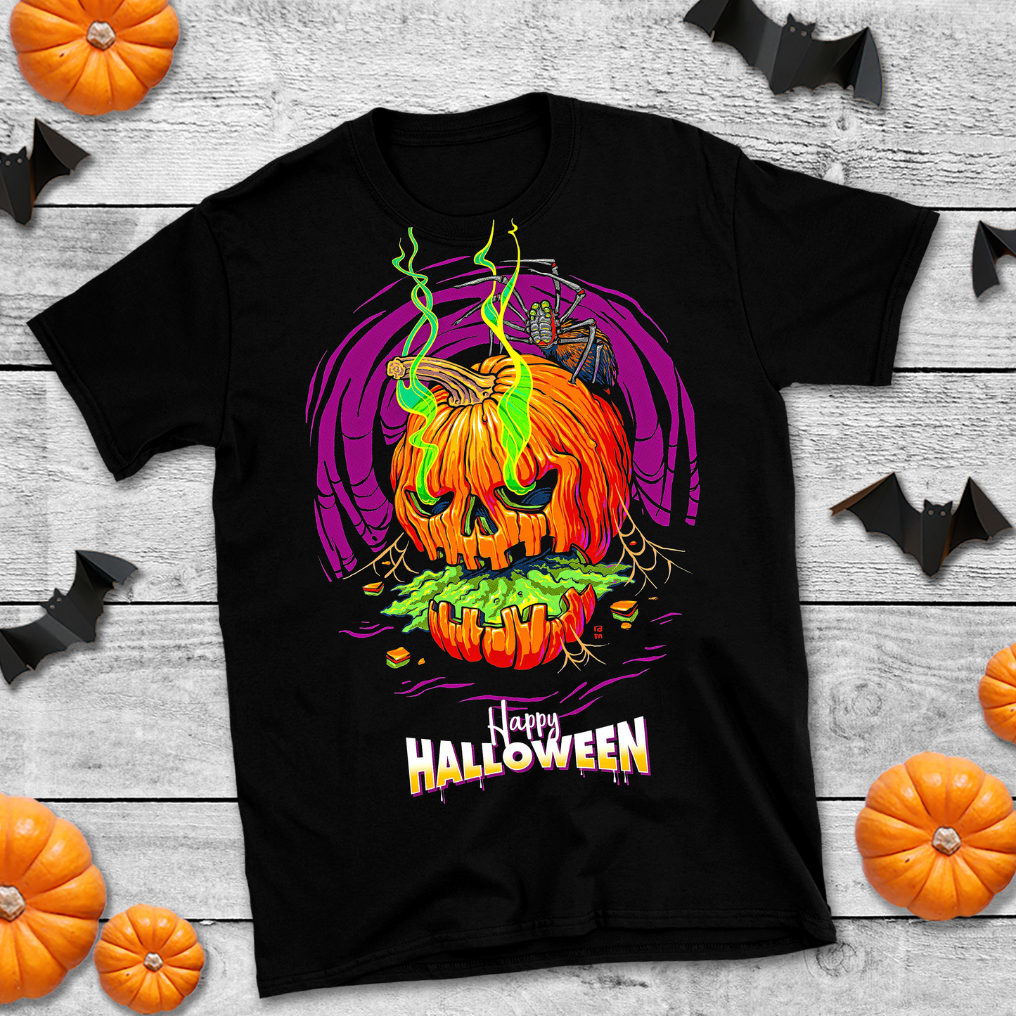 Oozing Jack-O-Lantern Tee