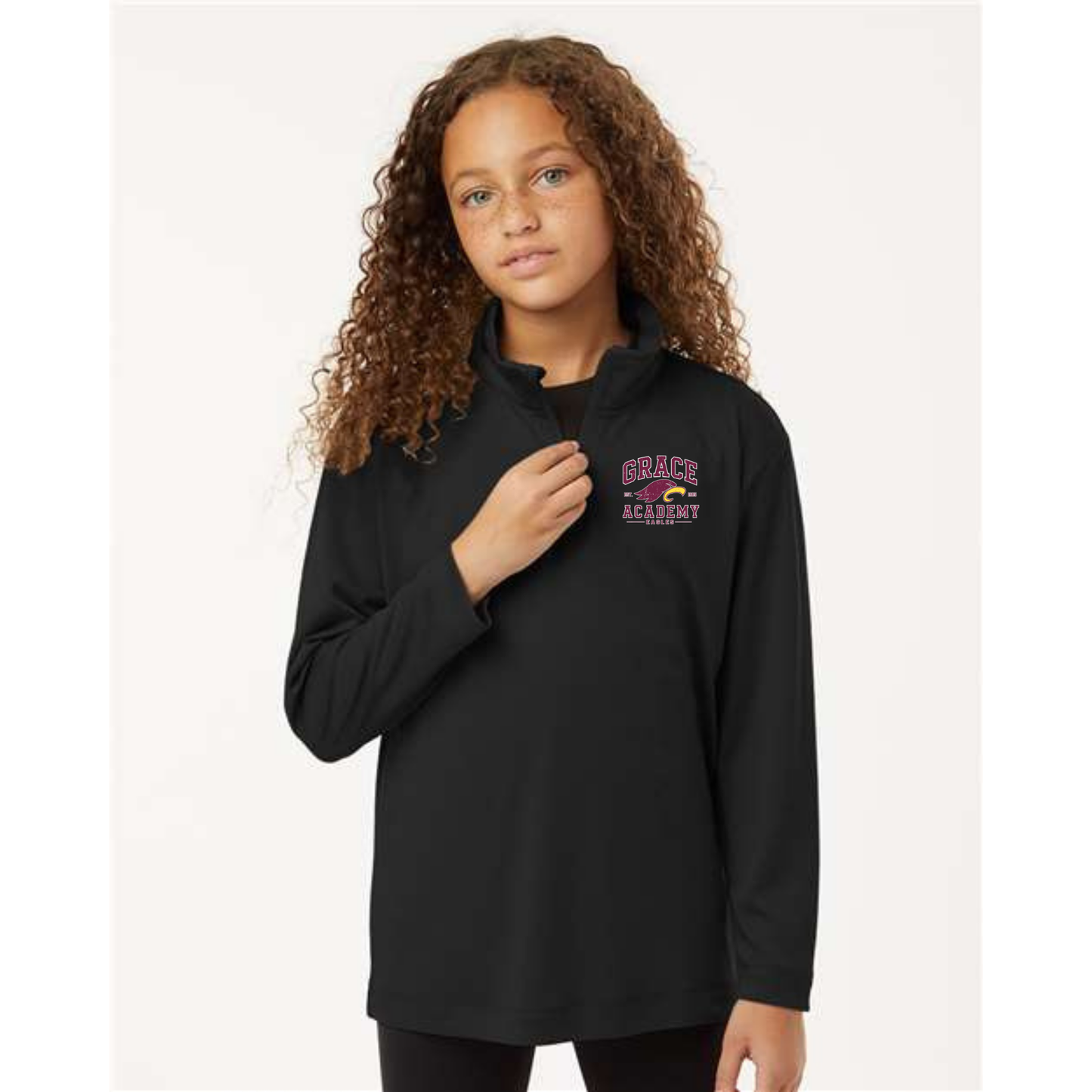 Grace Academy Est. 1985 Quarter Zip DriFit