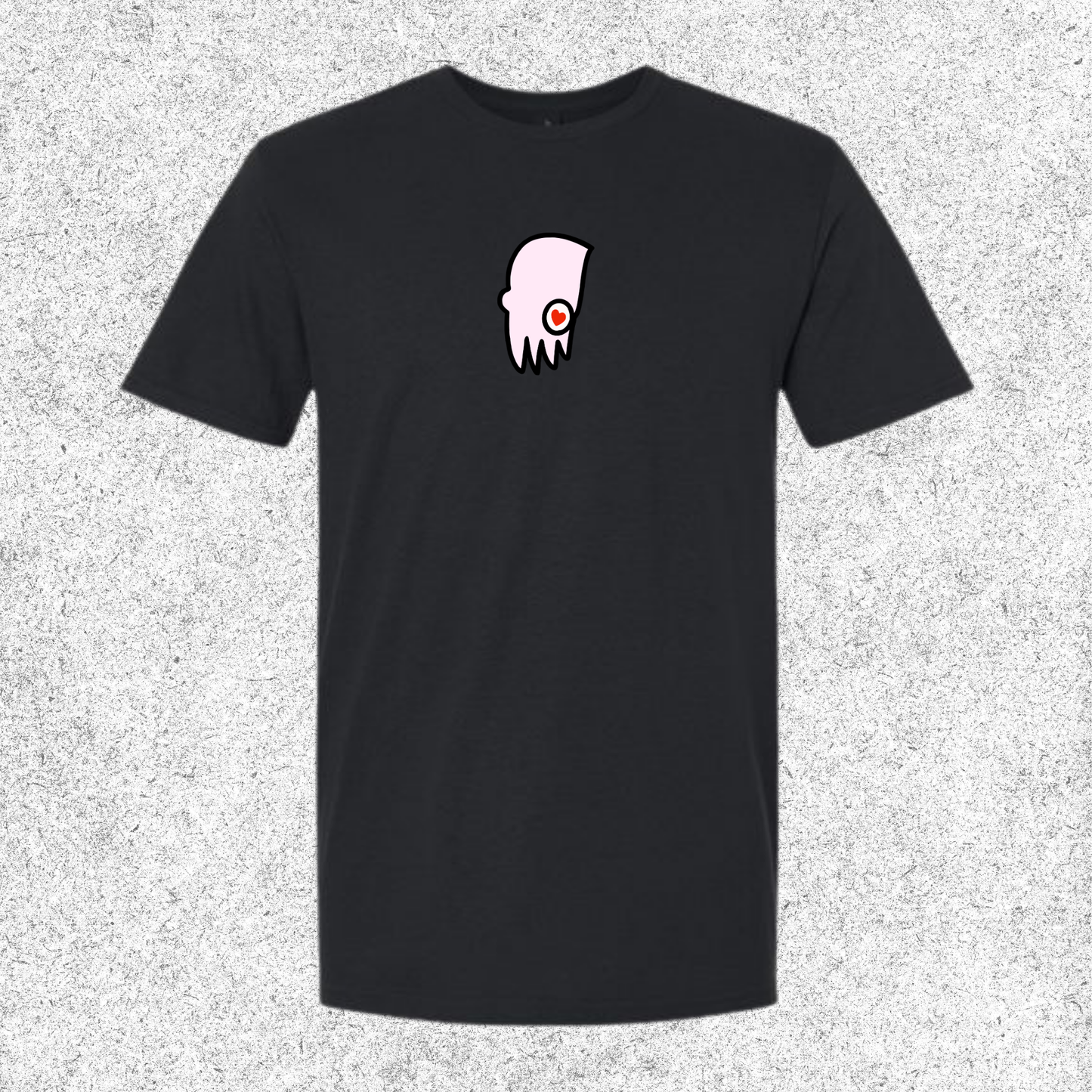JelllySquid Line Work Dagger Rose Tee