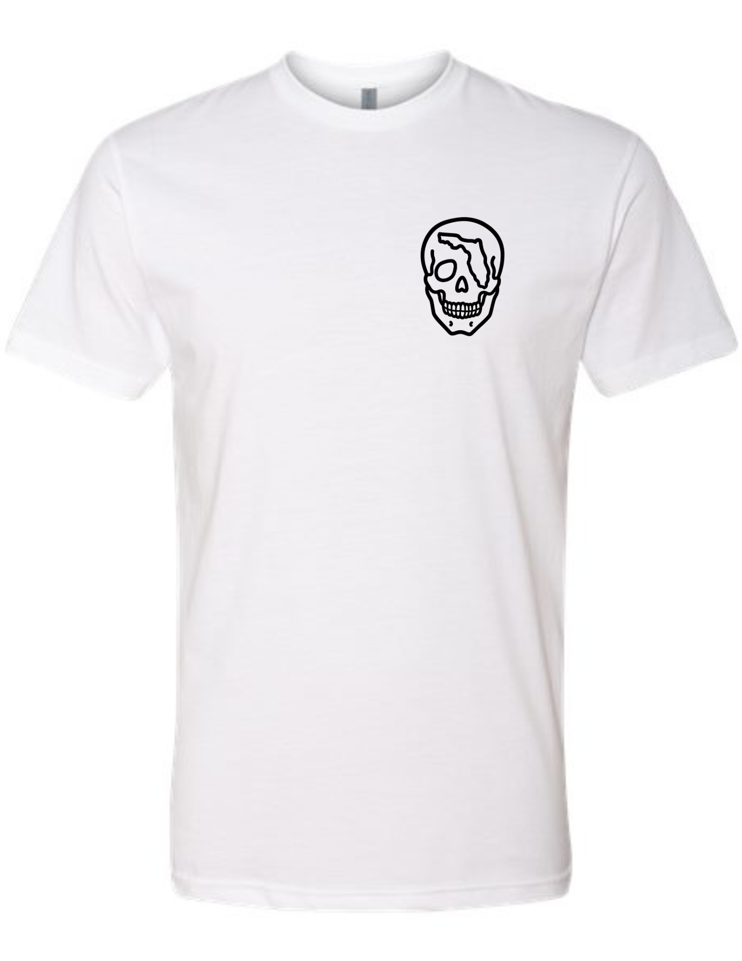 Florida Skull Outlined T-Shirt