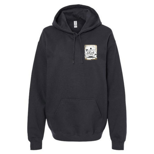 Inked by Ace Playing Card Hoodie Black