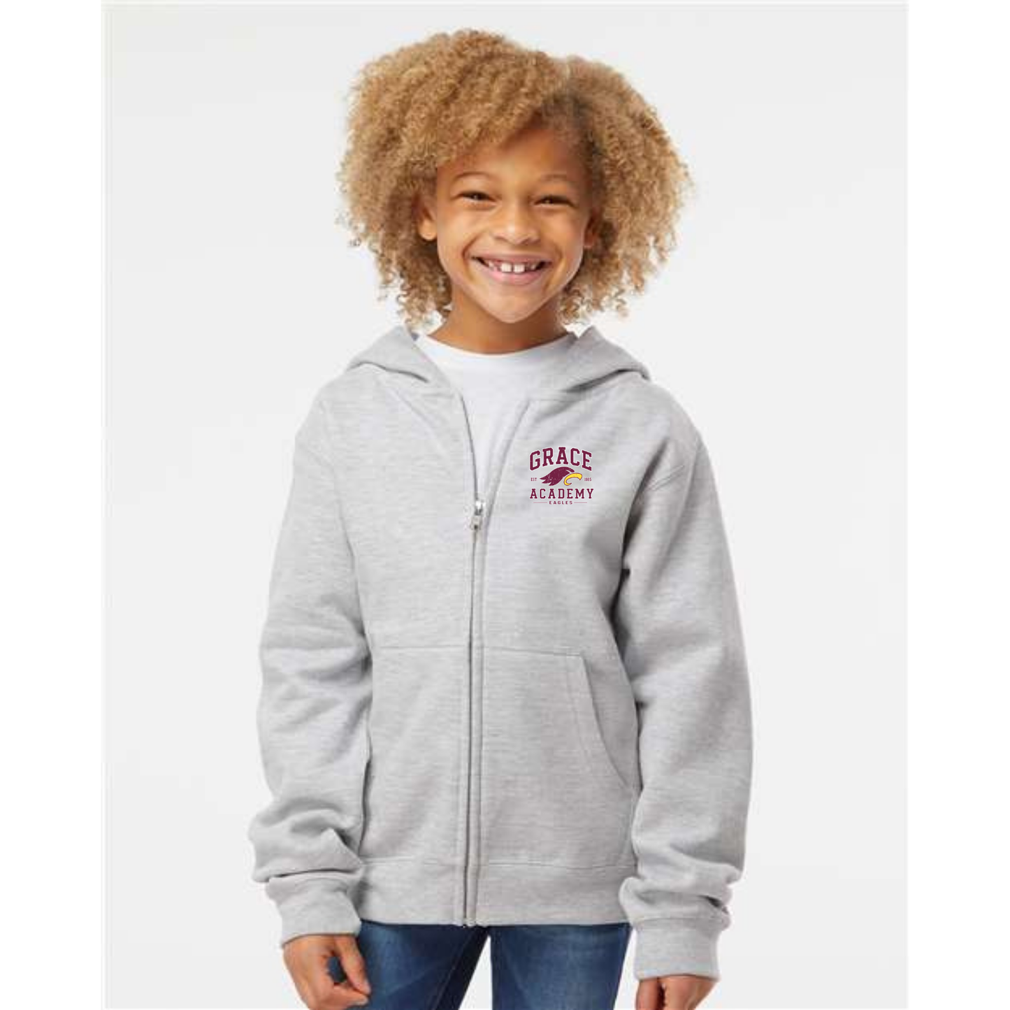 Grace Academy Est. 1985 Full Zip Hoodie