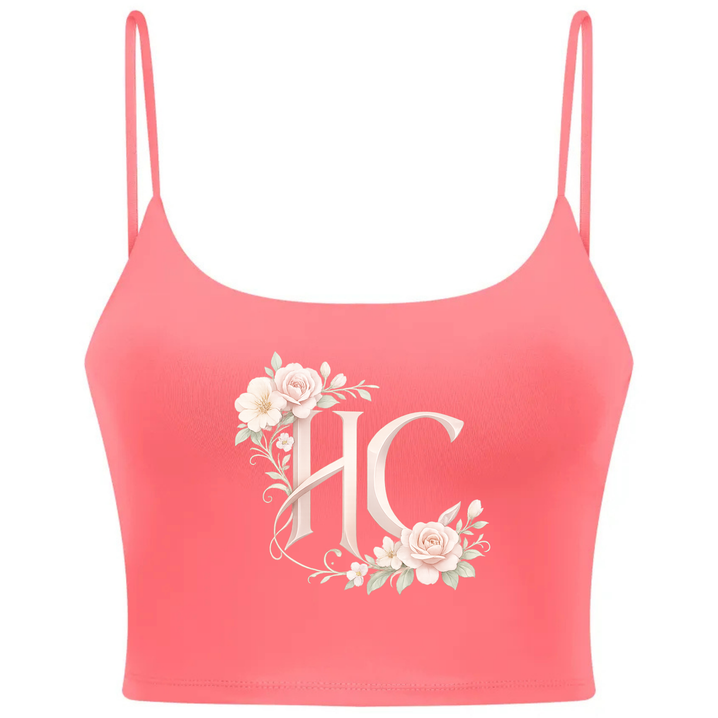 Hurricane Clays Spaghetti Strap Yoga Bra HC Floral Original