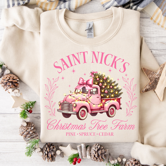 Saint Nicks Christmas Tree Farm Sweatshirt