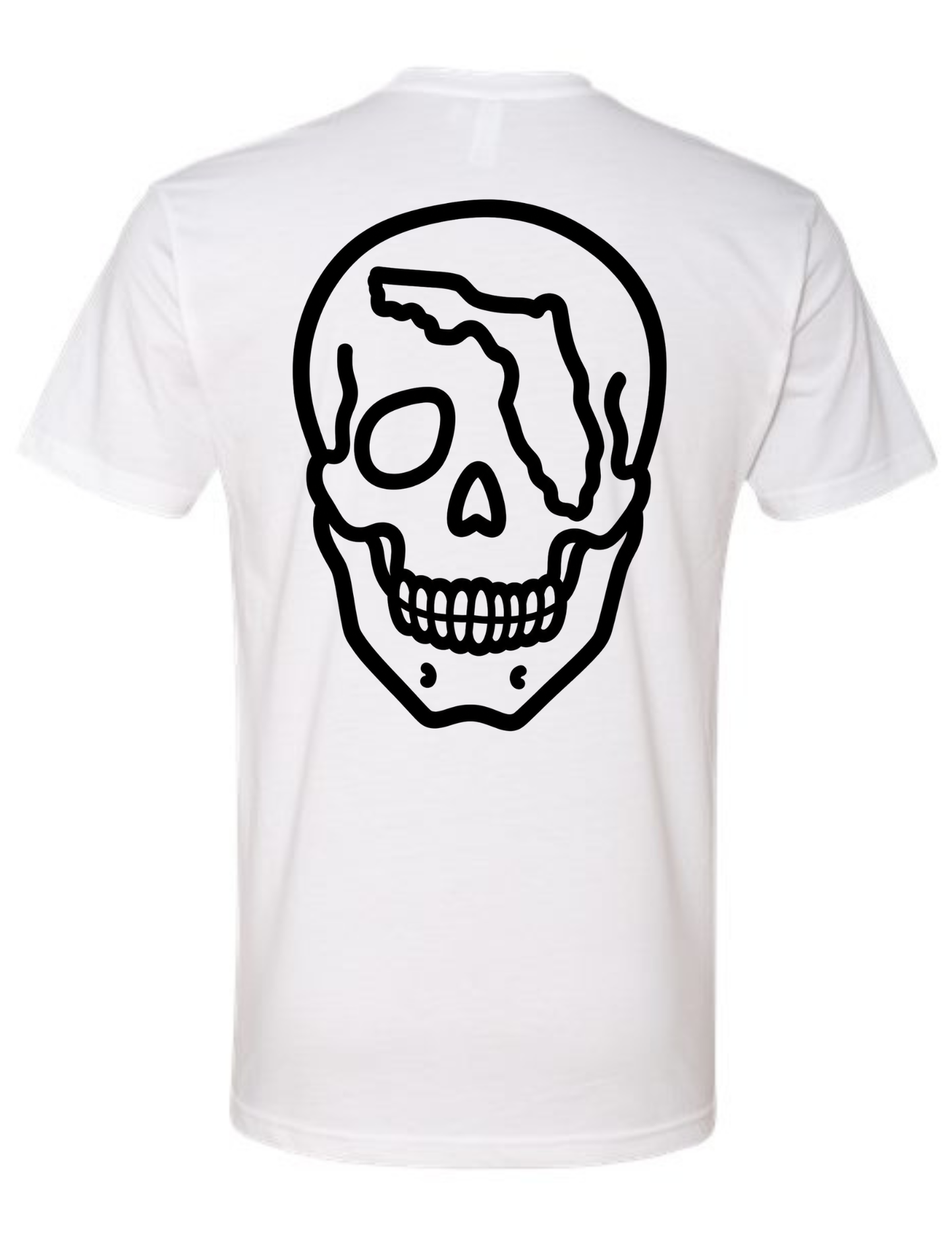 Florida Skull Outlined T-Shirt