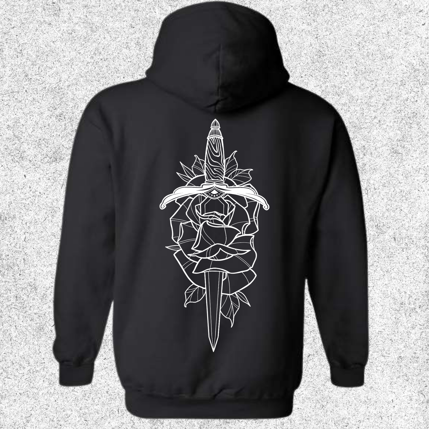 JelllySquid Dagger Through Rose Hoodie