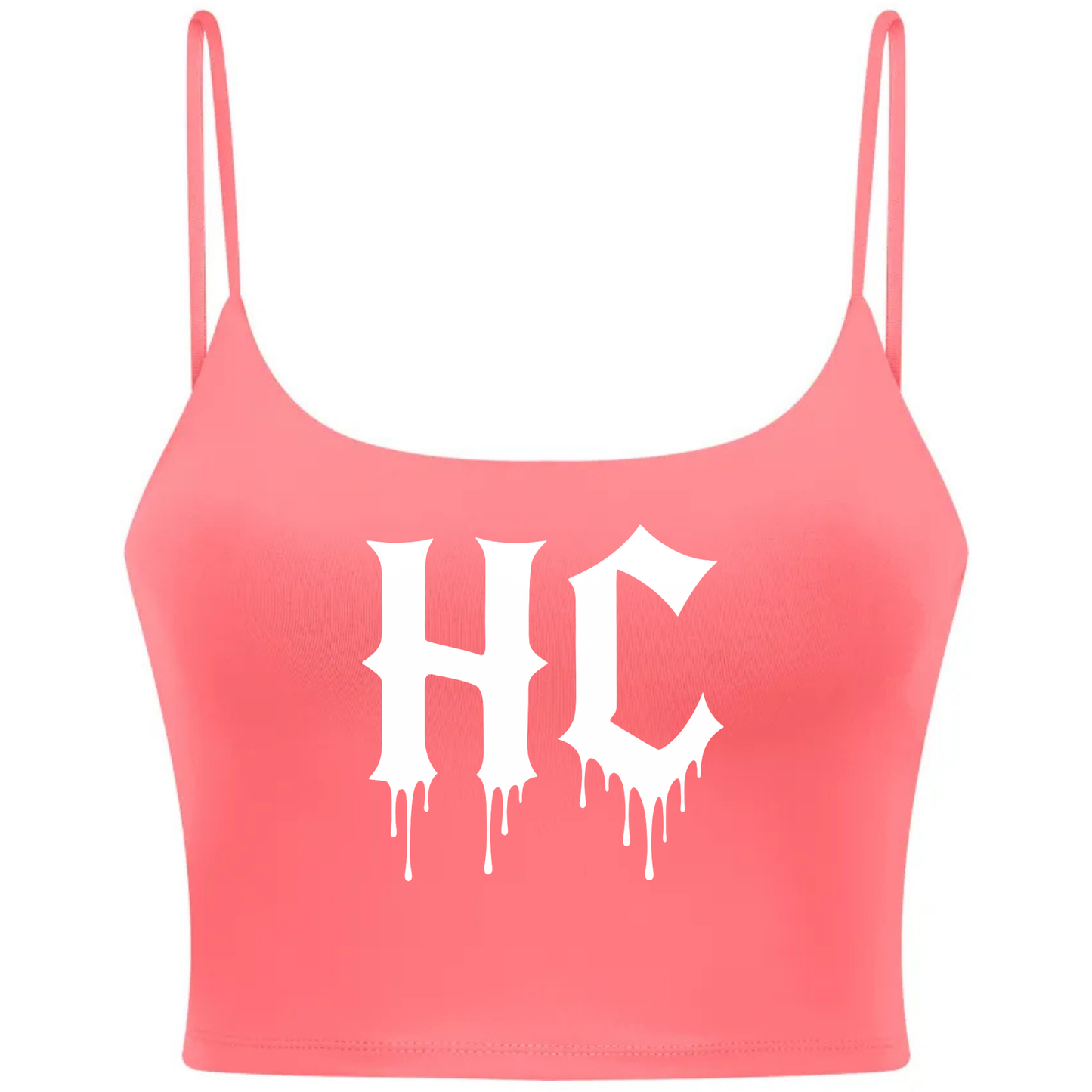 Hurricane Clays Spaghetti Strap Yoga Bra HC Drip