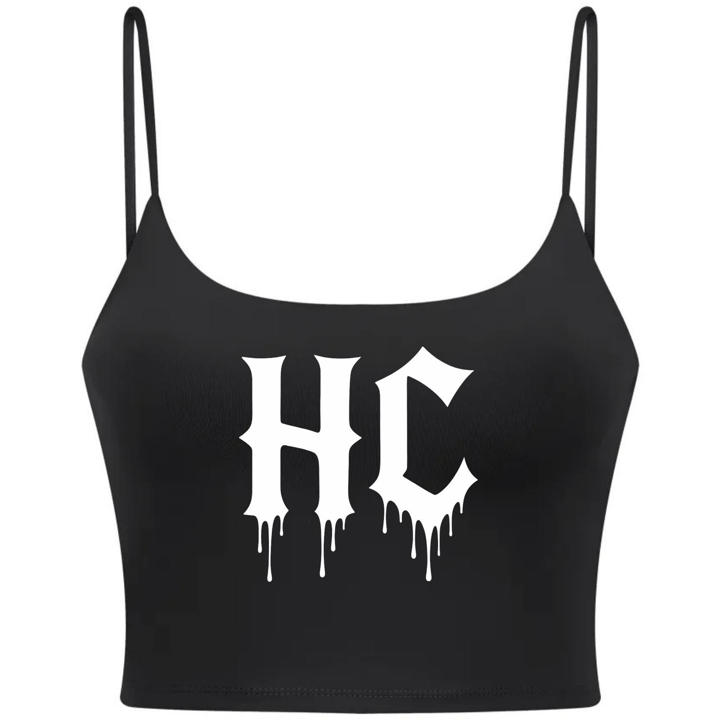 Hurricane Clays Spaghetti Strap Yoga Bra HC Drip