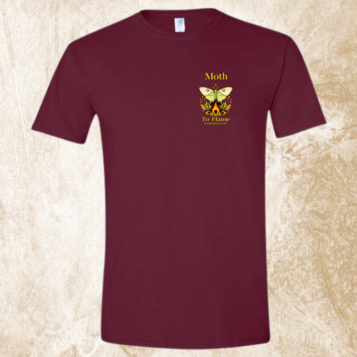 Moth To Flame Moth Logo Tee