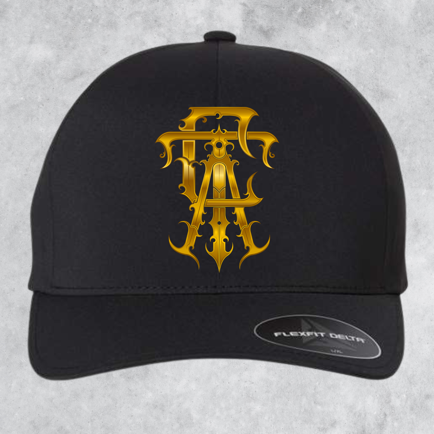 Chris Adkins Gold Emblem Flex Fit Hat