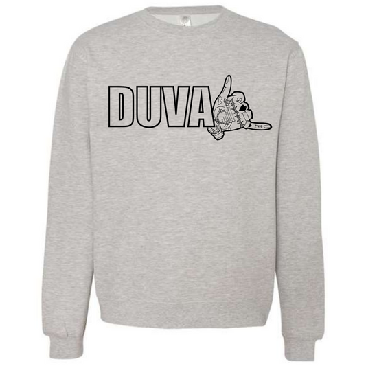 Duval In Black Crewneck Sweatshirt Grey
