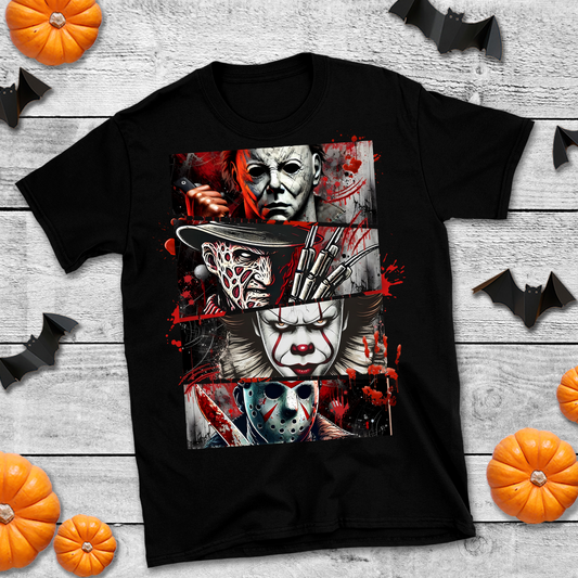 Scary Movie Stacked Tee