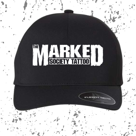 Marked Society Brushed Logo Flex Fit Hat