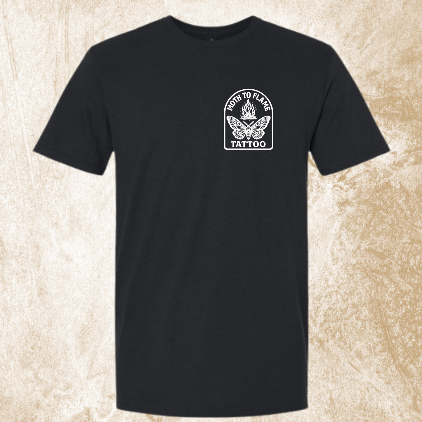 Moth To Flame Arch Logo Tee