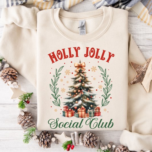 Holly Jolly Social Club Sweatshirt