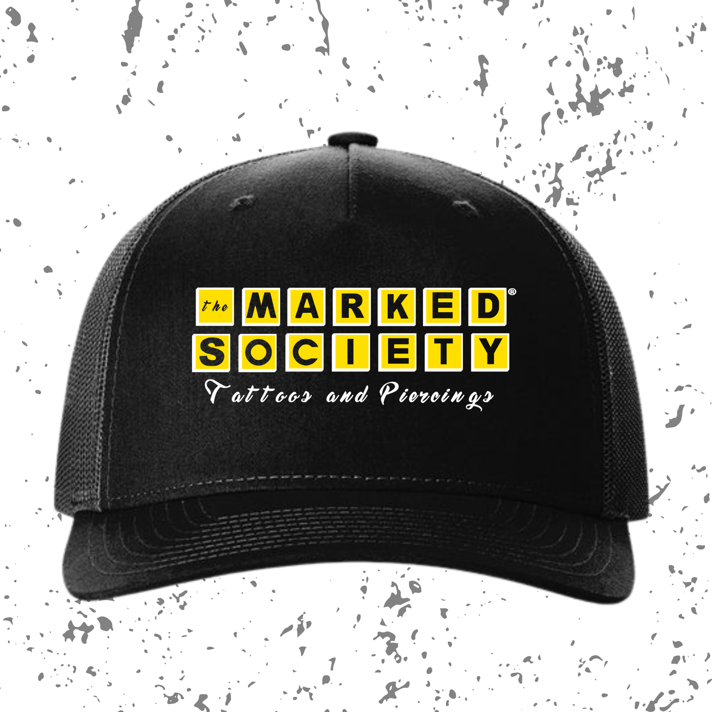 Marked Society Waffle Home Logo Snapback Hat