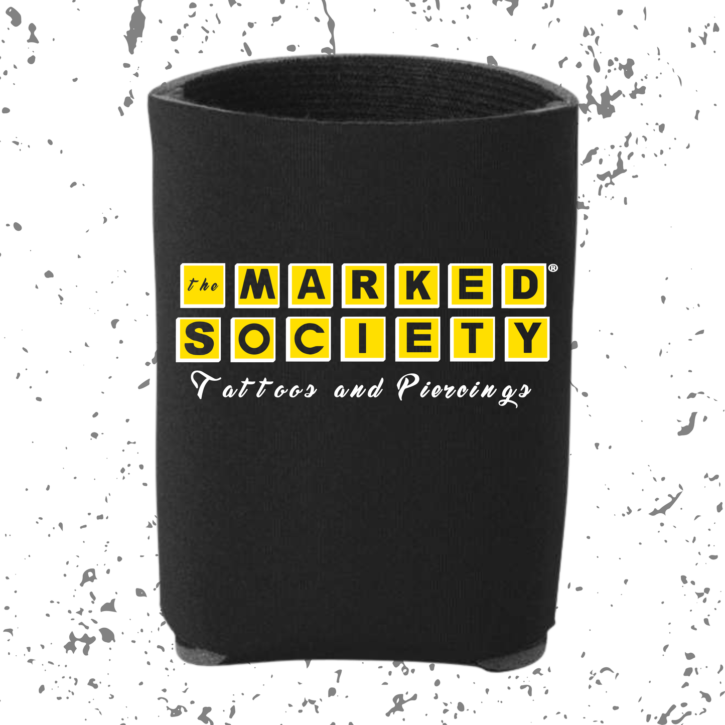 Marked Society Yes My Tattoos Hurt Logo Can Cooler