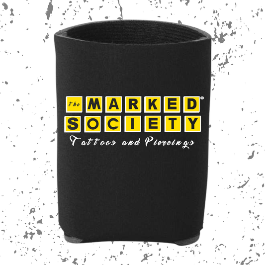 Marked Society Yes My Tattoos Hurt Logo Can Cooler