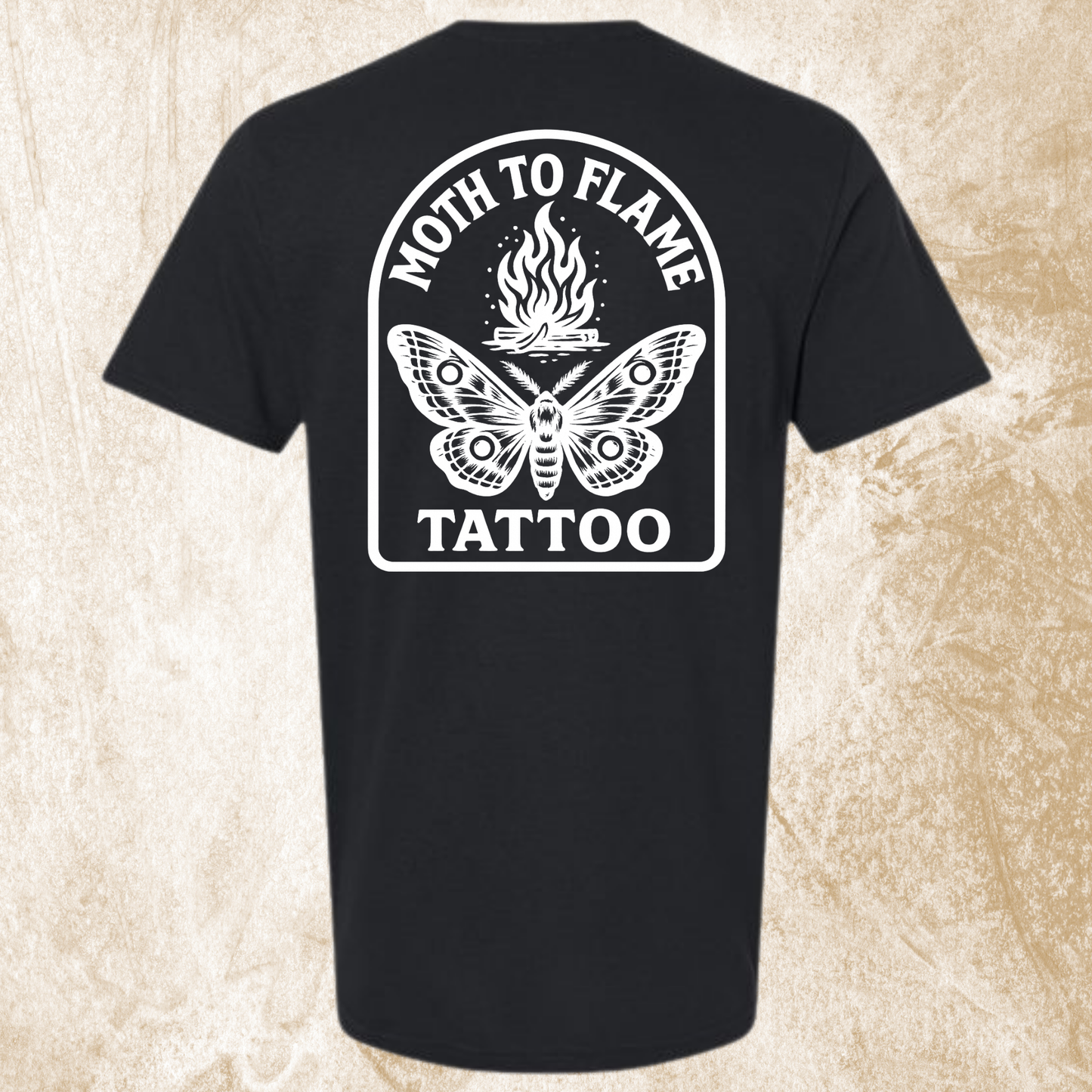 Moth To Flame Arch Logo Tee