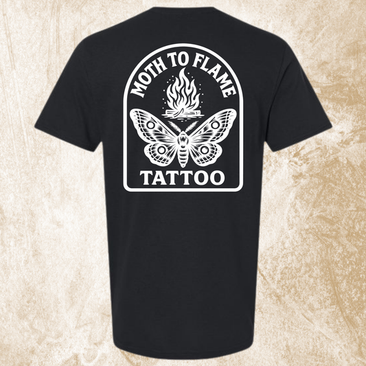 Moth To Flame Arch Logo Tee