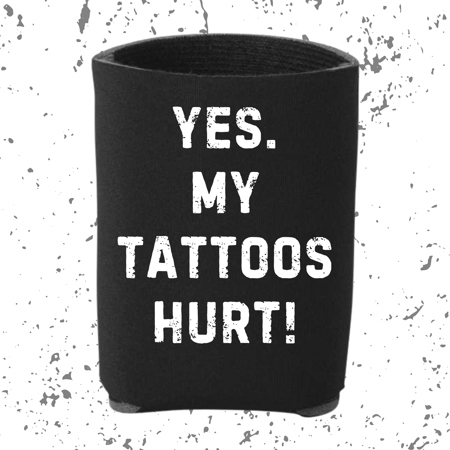 Marked Society Yes My Tattoos Hurt Logo Can Cooler
