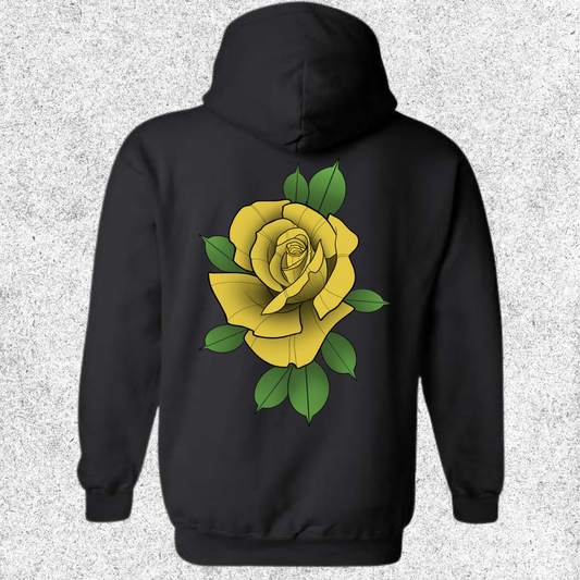 JelllySquid Yellow Rose Hoodie
